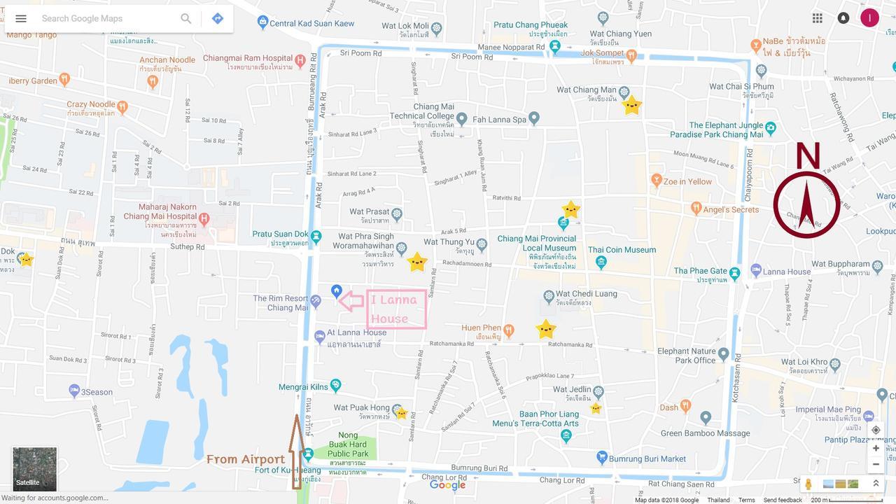 i Lanna House Hotell Chiang Mai Eksteriør bilde